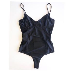 Black stretchy bodysuit